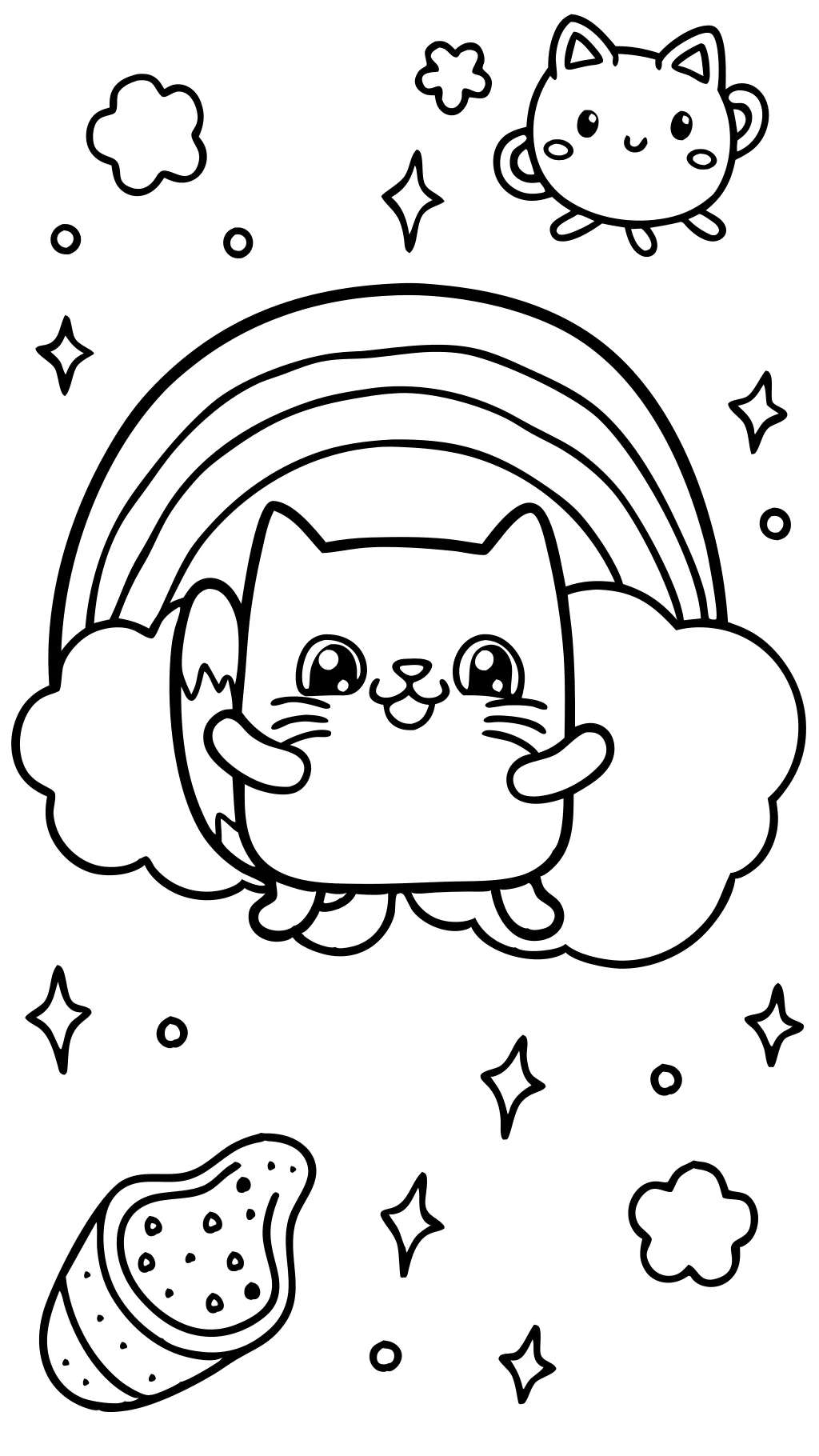 coloriage nyan chat